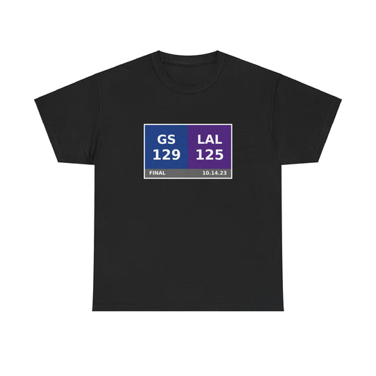 GS vs LAL Scoreboard Tee 10.14.23