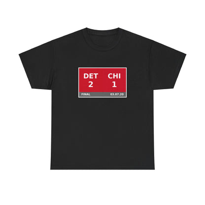 DET vs CHI Scoreboard Tee 03.07.20