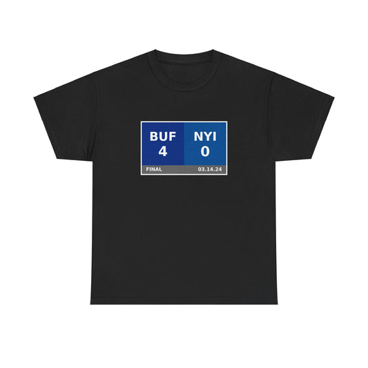 BUF vs NYI Scoreboard Tee 03.14.24