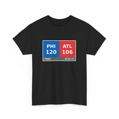 PHI vs ATL Scoreboard Tee 10.20.23