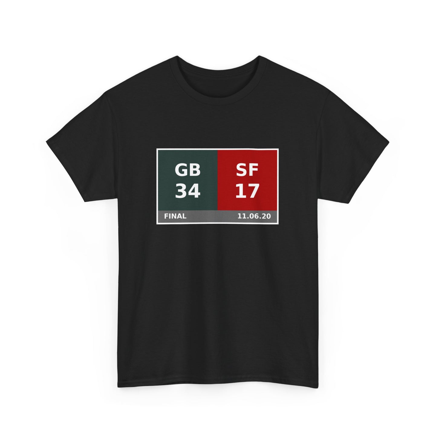 GB vs SF Scoreboard Tee 11.06.20