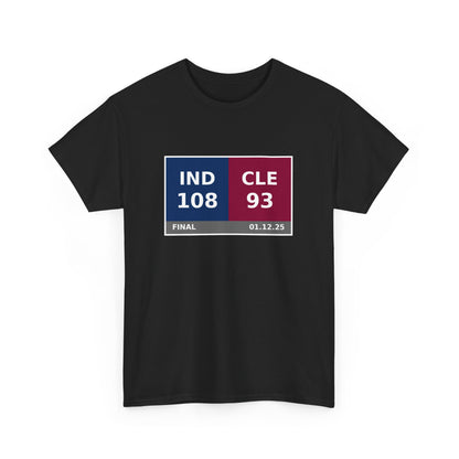 IND vs CLE Scoreboard Tee 01.12.25