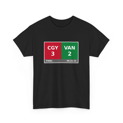 CGY vs VAN Scoreboard Tee 09.25.22