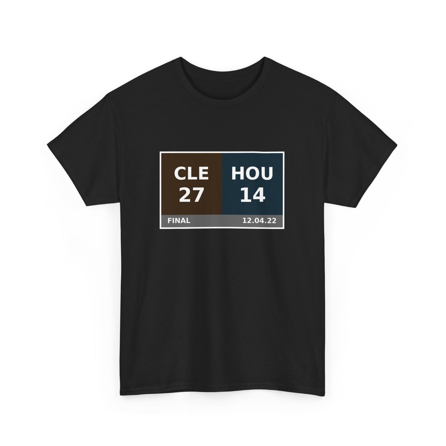 CLE vs HOU Scoreboard Tee 12.04.22