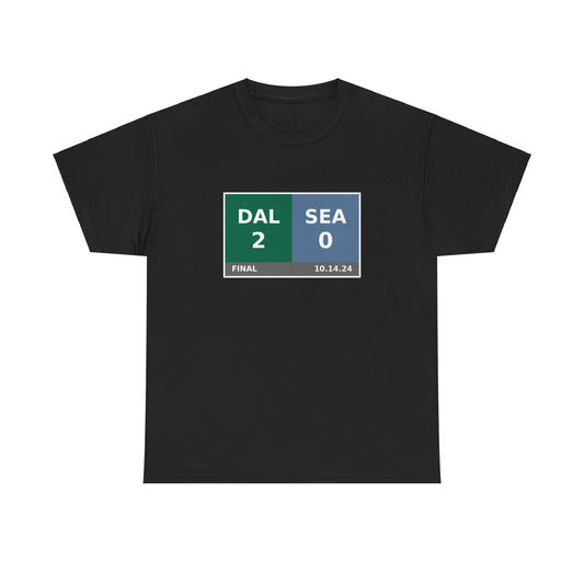 DAL vs SEA Scoreboard Tee 10.14.24