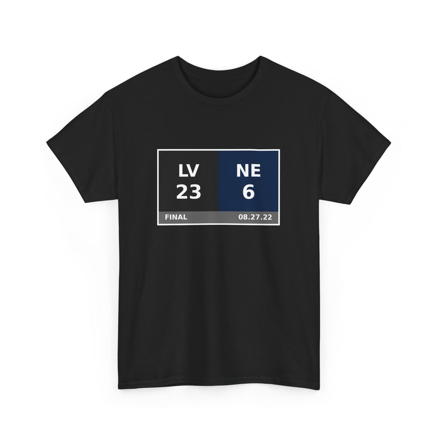 LV vs NE Scoreboard Tee 08.27.22