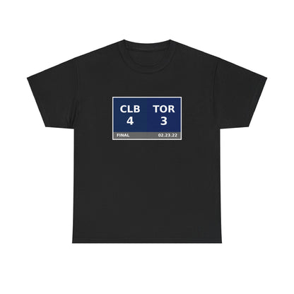 CLB vs TOR Scoreboard Tee 02.23.22