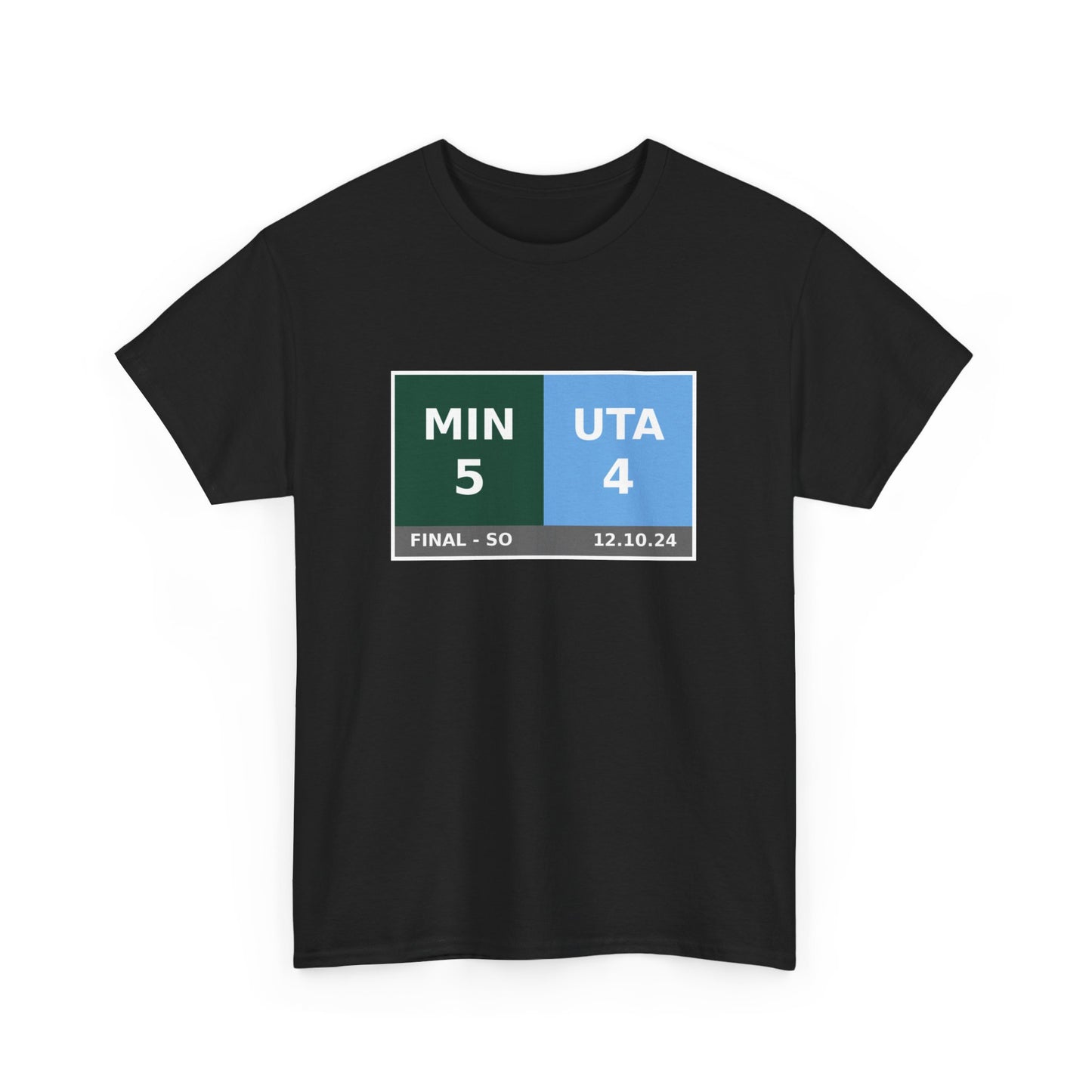 MIN vs UTA Scoreboard Tee 12.10.24