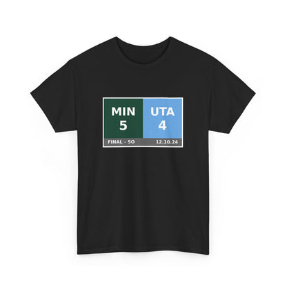 MIN vs UTA Scoreboard Tee 12.10.24