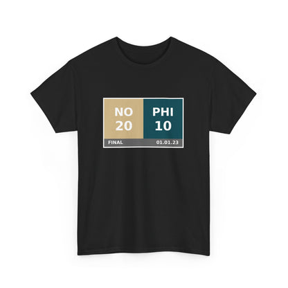 NO vs PHI Scoreboard Tee 01.01.23