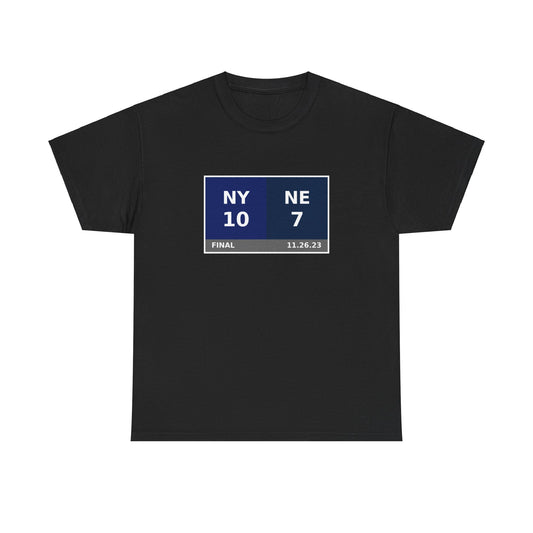 NY vs NE Scoreboard Tee 11.26.23