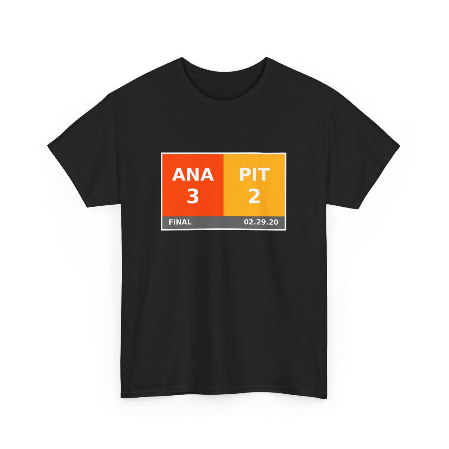 ANA vs PIT Scoreboard Tee 02.29.20