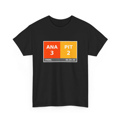 ANA vs PIT Scoreboard Tee 02.29.20