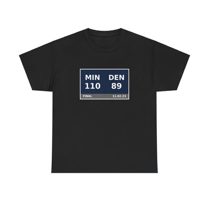 MIN vs DEN Scoreboard Tee 11.02.23