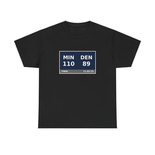 MIN vs DEN Scoreboard Tee 11.02.23