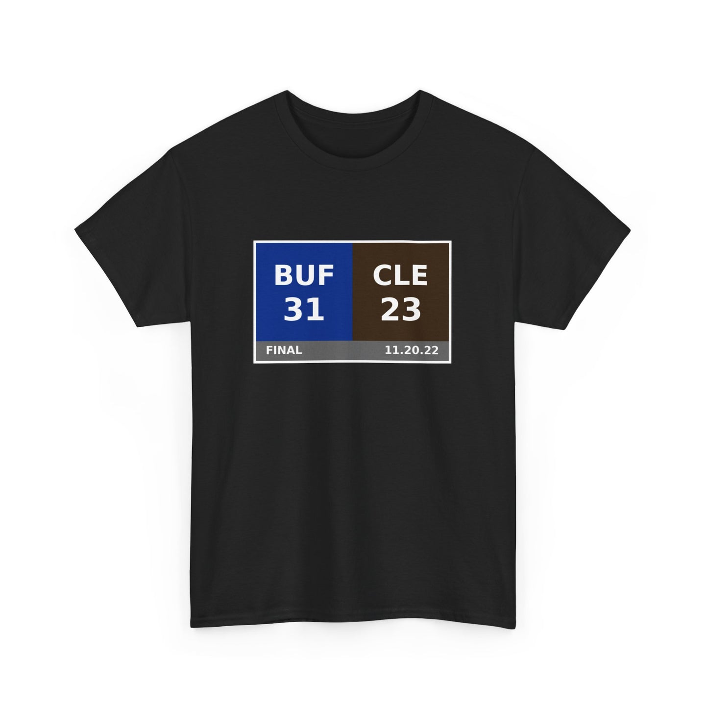 BUF vs CLE Scoreboard Tee 11.20.22