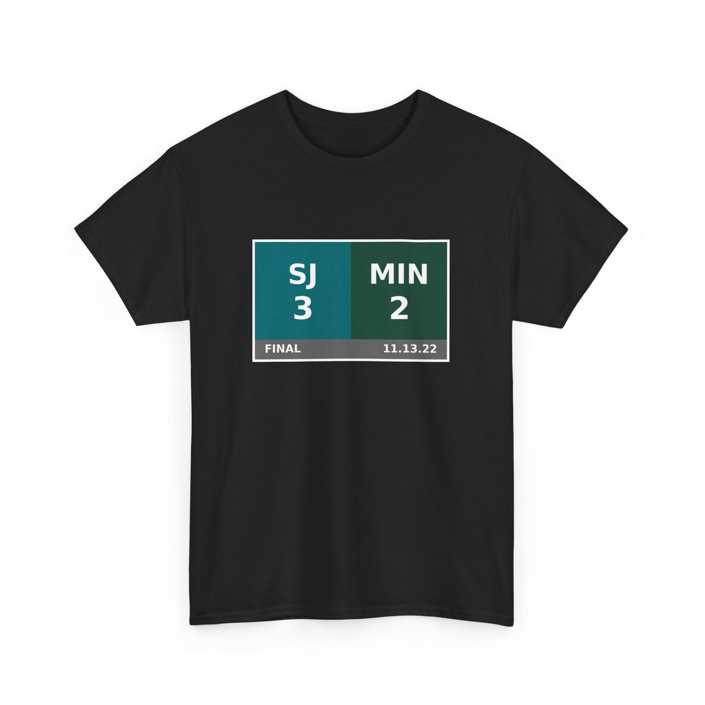 SJ vs MIN Scoreboard Tee 11.13.22