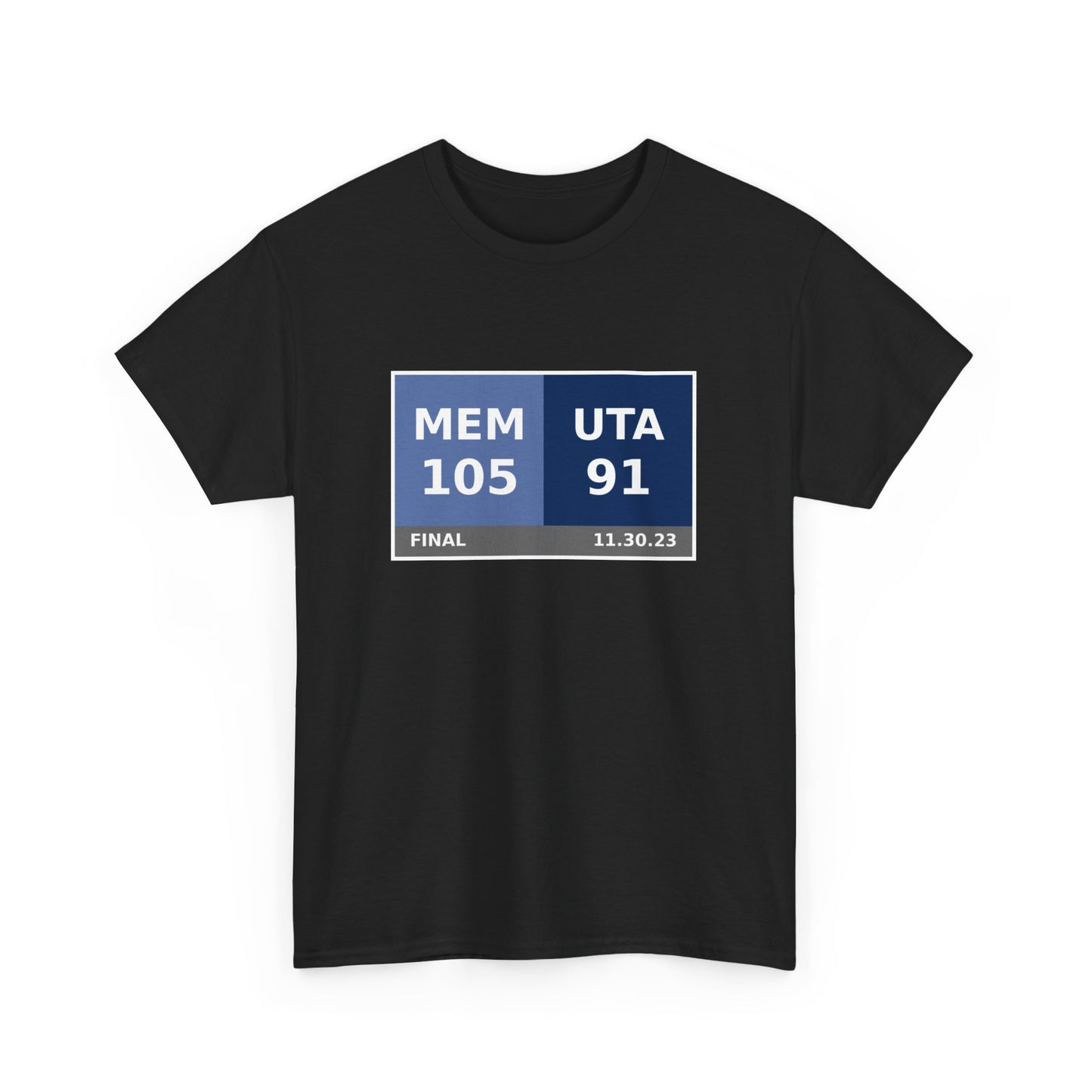 MEM vs UTA Scoreboard Tee 11.30.23