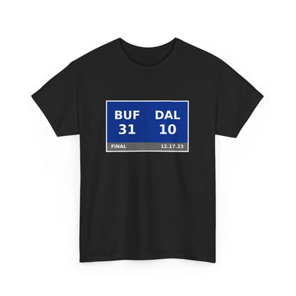 BUF vs DAL Scoreboard Tee 12.17.23