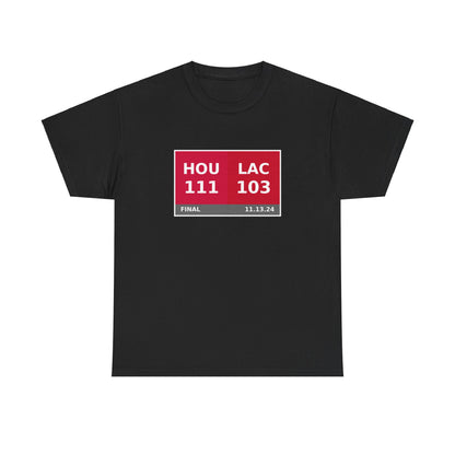 HOU vs LAC Scoreboard Tee 11.13.24