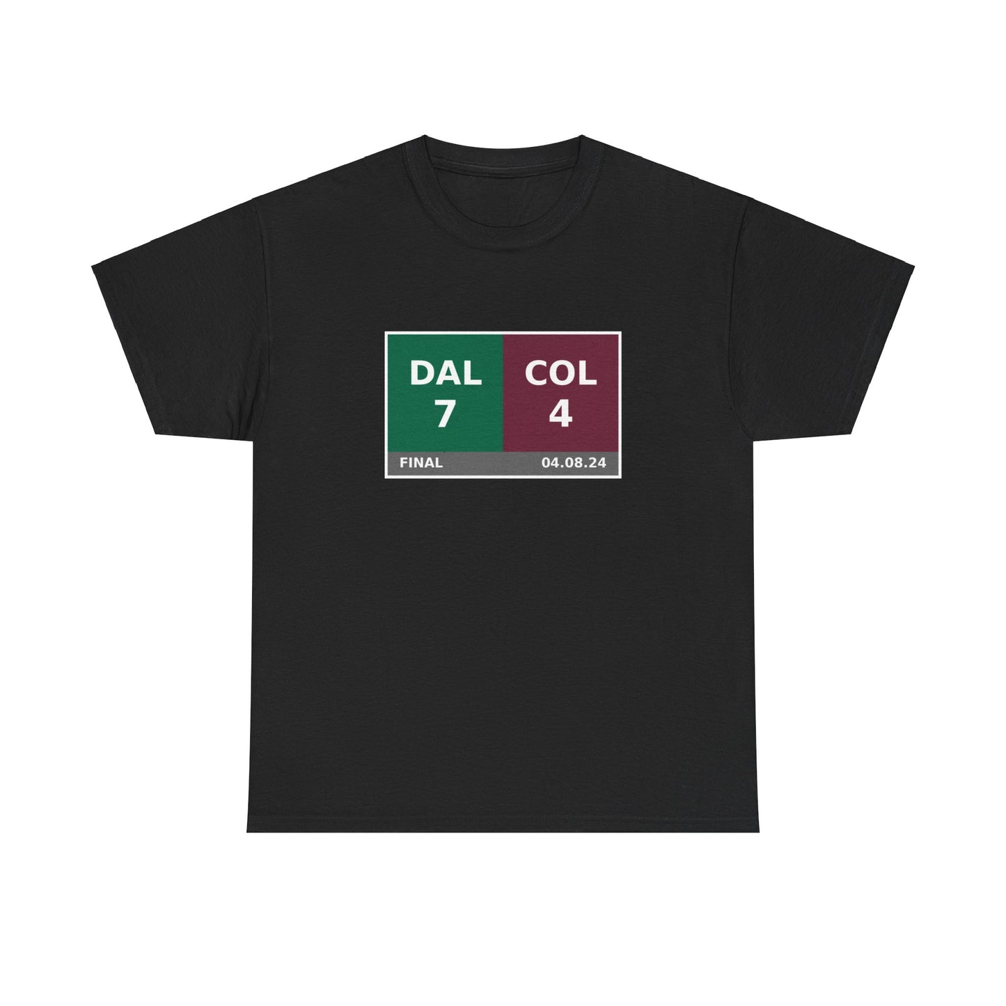 DAL vs COL Scoreboard Tee 04.08.24