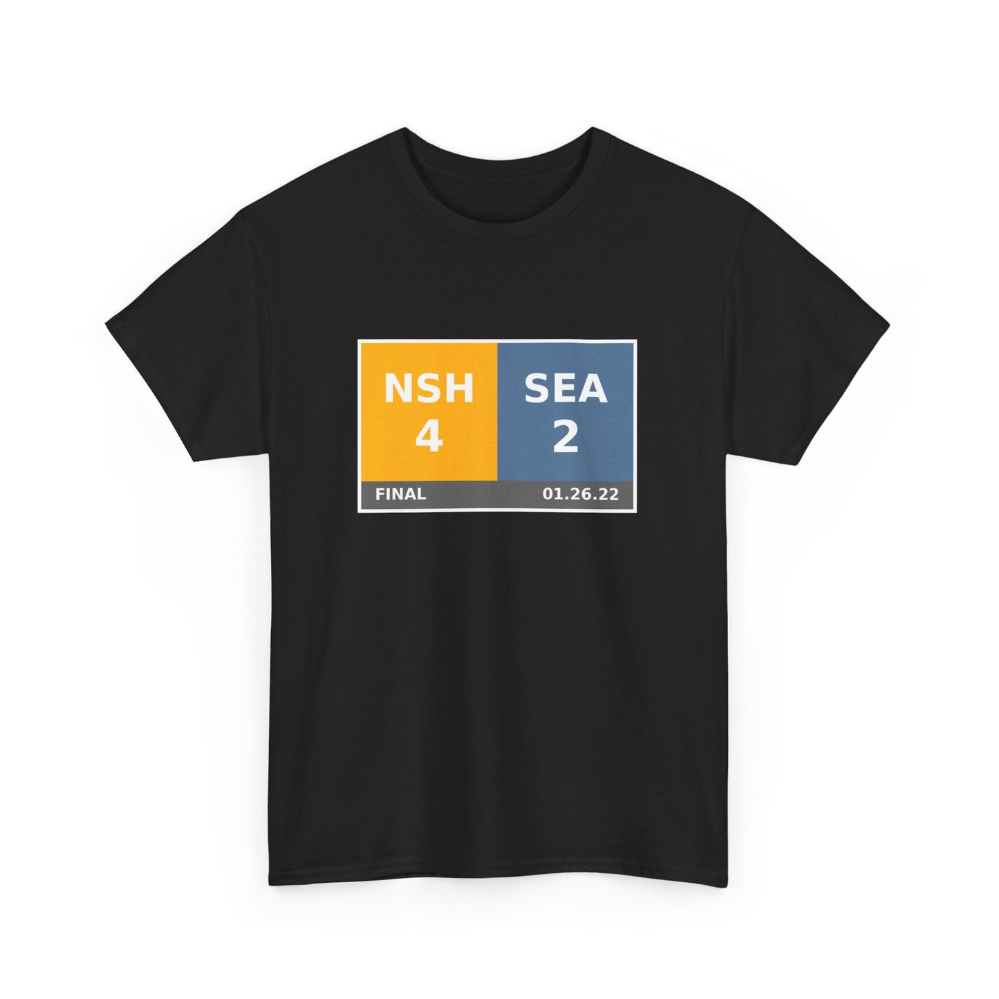 NSH vs SEA Scoreboard Tee 01.26.22